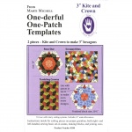 One-derful One-Patch Template 3" Kite and Crown, 8288  from Marti Michell