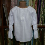 Заготовка сорочки для девочек 184 длинный рукав