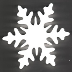 Заготовка из пенопласта - Снежинка  4 - 10 см