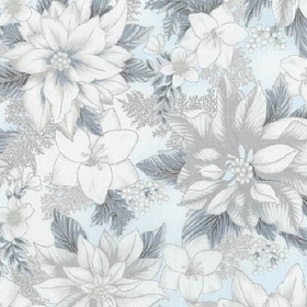 Holiday Flourish, Blue