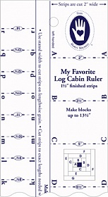 Log Cabin Ruler 8037