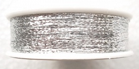 Нить - Люрекс серебро Adele 100м (Spark Beads)